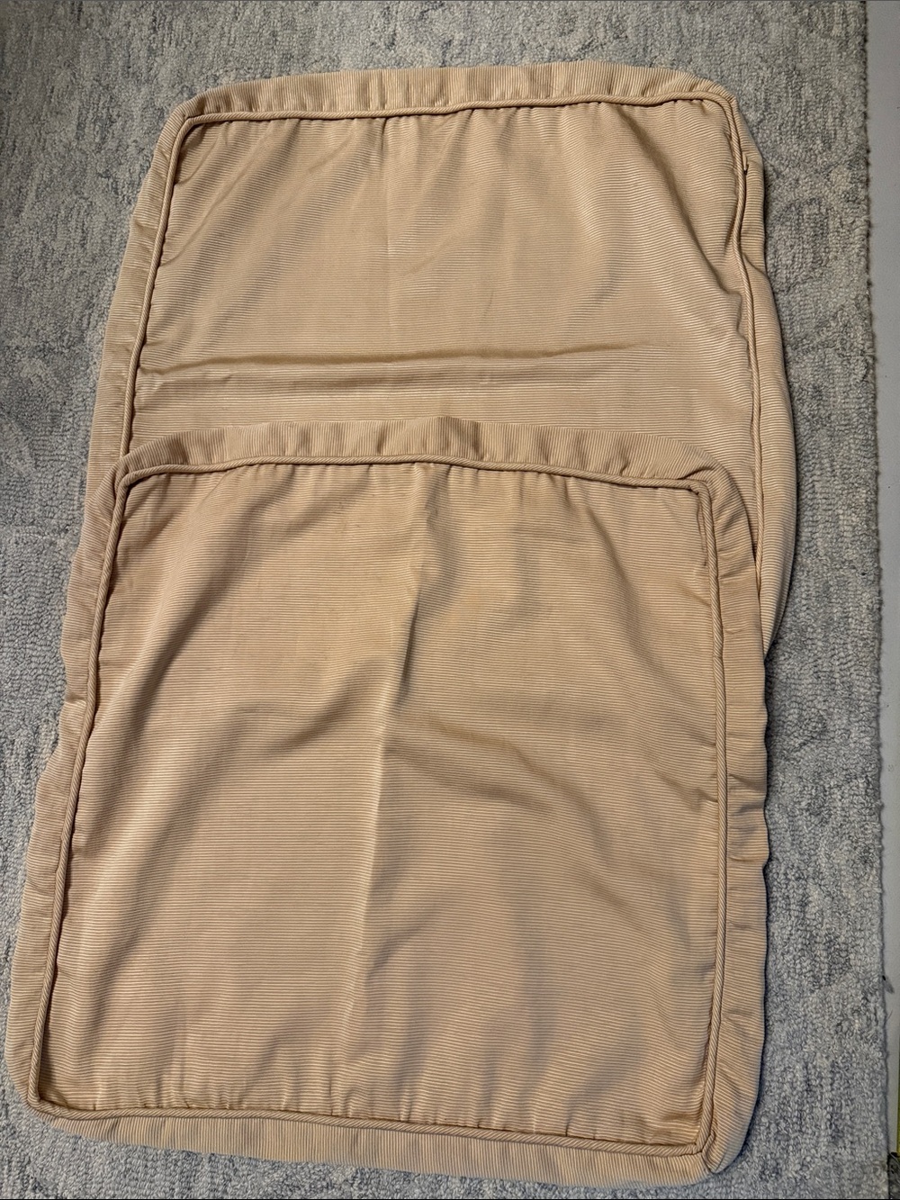 Hotel Collection Pair of Tan Seat Cushions